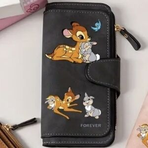 Disneys Bambi Black Wallet